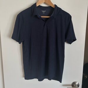 Old Navy Women’s Navy Blue Collared Polo T-Shirt